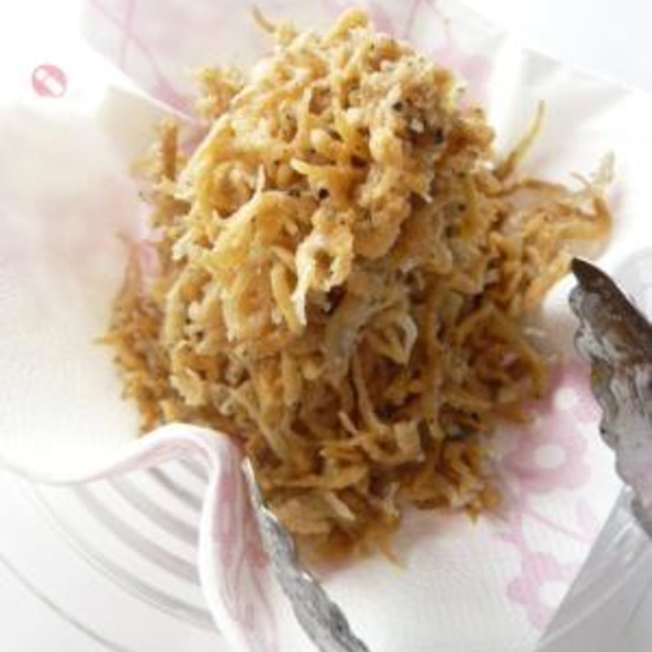 スナック感覚で 釜揚げしらすのカリカリ揚げ レシピ 作り方 By Kumiko3 楽天レシピ